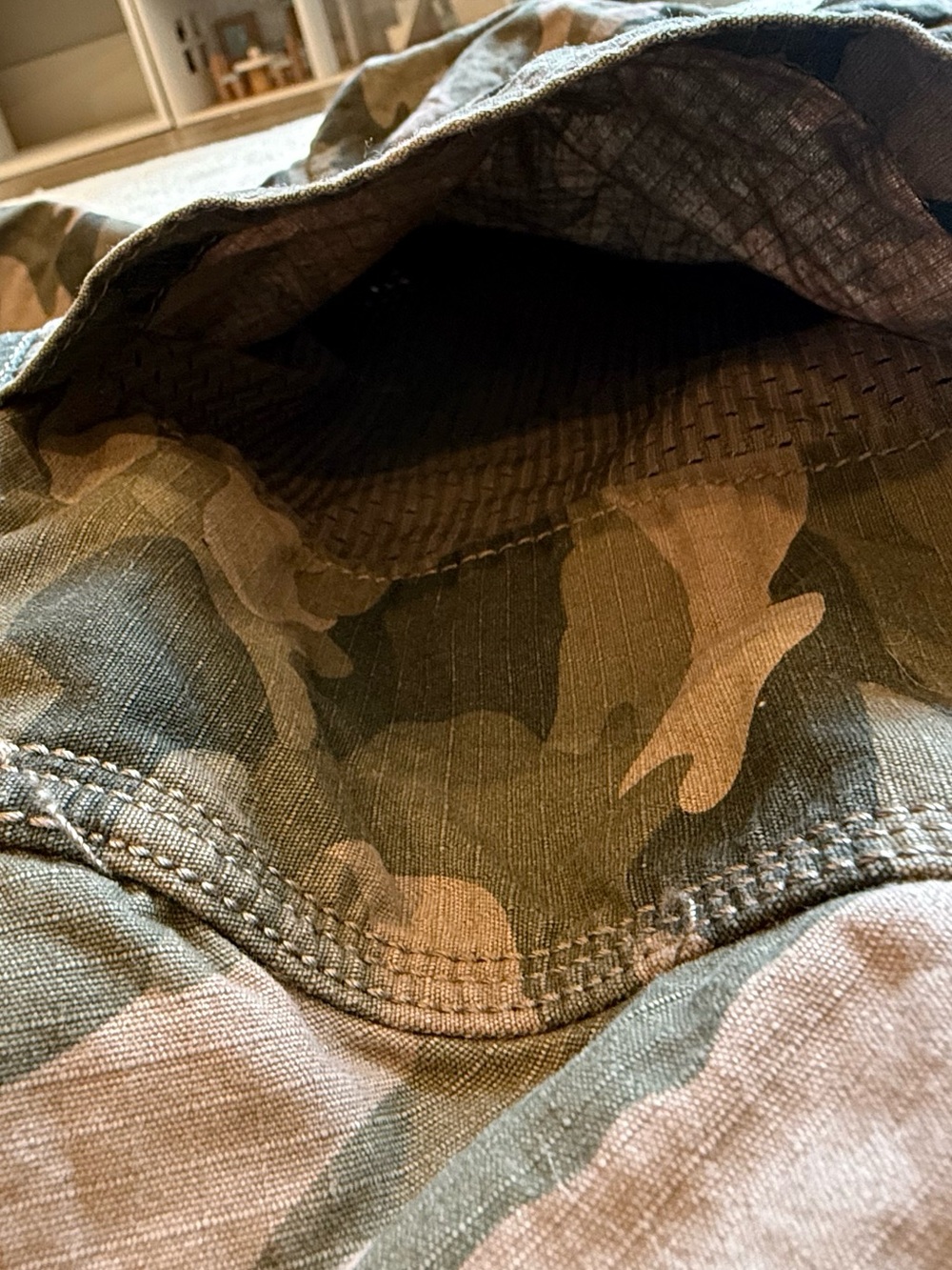 Carhartt Camo Hooded Field Jacket Size M 8/10 - Picture 8 of 8